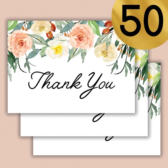 Other - Poshmark Thank You Cards 50 Count